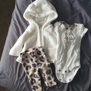 Preemie Zip Up and Outfit